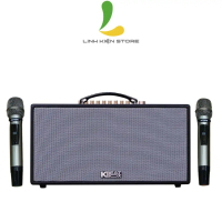 Loa kéo Acnos NL446R - Loa di động thùng gỗ bọc da kết nối bluetooth công suất 450W