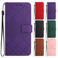 Phone Cases For Sony Xperia 5 10 1 V IV Ace III PDX-223 PDX-225 PDX-226 Geometric Case Fashion Rock Wallet Vintage Flip Cover