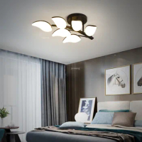 Nordic Home Decor LED Ceiling Light For Creative Design Art Leaves Living Room Ceiling Lighting Luster Indoor LED Light Fixtures