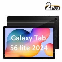2PCS SAMSUN S6Lite Tempered Glass For Samsung Galaxy Tab S6 Lite 10.4 2024 Screen Protector Tablet Protective Film SM-P620 P625