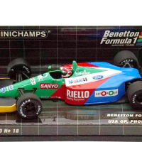Minichamps 1:43 F1 Benetton B189 NANNINI B189B PIQUET 1989 Simulation Limited Edition Resin Metal Static Car Model Toy Gift