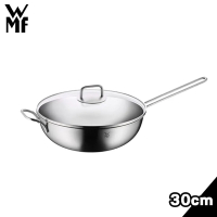 德國WMF  SELECTit 多層不繡鋼大容量炒鍋30cm(附耐熱玻璃鍋蓋)