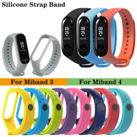 Colorful Silicone Watch strap For Xiaomi Mi Band 4 Bracelet for Miband 4 Miband 3 Replacement Wristband for mi band 4 Strap