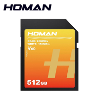 HOMAN SDXC UHS-II V60 512GB 記憶卡 公司貨