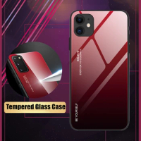 Tempered Hardness Glass Case For Huawei Nova 8 7 6 SE 5 5i Pro 4 3i 3 Colorful Gradient Phone Case Cover For Huawei Nova3i Funda
