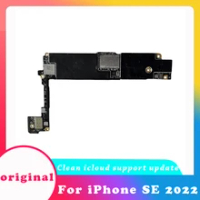 Original iCloud Unlocked Mainboard For iPhone SE 3 2022 Motherboard 64GB 128GB 256GB Clean iCloud Logic Board Fully Tested Plate