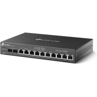 TP-Link ER7212PC | Omada Router, PoE Switch &amp; Controller 3-in-1 Gigabit VPN Router | Up to 4 WAN | 8 PoE LAN Port @ 110W |