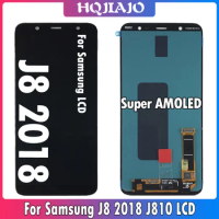 6.0inch Super AMOLED For Samsung J8 2018 Display Touch Screen Replacement For Samsung J810 J810F SM-J810M Display