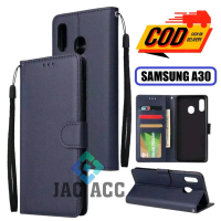 DOMPET HP PREMIUM UNTUK SAMSUNG A30 LEATHER FLIP CASE PREMIUM UNTUK SAMSUNG A30