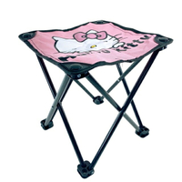 小禮堂 Hello Kitty 摺疊露營椅附收納袋 (粉大臉款)
