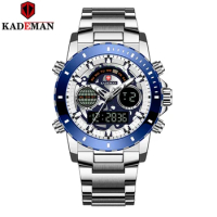 KADEMAN Sports Mens Watches Top Brand Luxury Military Quartz Watch Men Waterproof Weekly Date Male Clock Relogio Masculino 2020