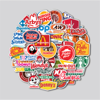 STICKER PACK LOGO BRAND FAST FOOD | STIKER TUMBLER LAPTOP KOPER HELM Paper
