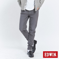 新品↘EDWIN JERSEY 迦績 EJ6透氣錐型褲-男款 灰色