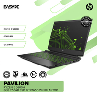 HP Pavilion Ryzen 5 5600H 8GB 256GB SSD NVIDIA GeForce GTX 1650 Win11 Laptop PS