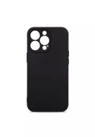 Blackbox Matte Silicon Soft Phone Case Phone Cover Phone Casing for iPhone 13 Pro Max Black (A3)
