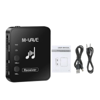 Hot M-VAVE WP-10 2.4GHz Wireless Ear Back Receiver Rechargeable Receiver Of Wireless Earphone Monito