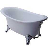 【I-Bath Tub精品浴缸】安妮公主-品味銀(150cm)