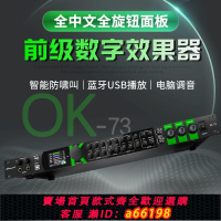 【台灣公司 可開發票】前級效果器數字專業ktv防嘯叫混響均衡處理器家用舞臺藍牙效果器