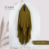 Yukafi - LILY KHIMAR GOLD SERIES | Khimar Syar'i Premium | Hijab Instan | Ceruty Babydoll 2 layer El