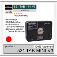 Authentic Gurkha-X 521 TAB Mini | coil builder ohm meter minitab v3