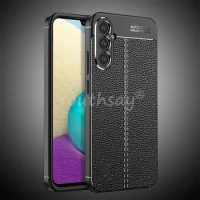 For Samsung Galaxy A34 Case Luxury Leather Rubber Soft Silicone Case For Samsung A34 Cover Galaxy A34 A33 A32 A14 A54 Case
