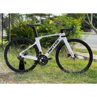 TWITTER R10 700C Carbon T800 TRP Disc Brake Road Bike RIVAL-22S Off-road Men Women's Bicycle With Carbon Handlebar