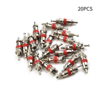 20pcs Tyre Valve Core Insert With Remover Tool Screwdriver Tire For Car Bike Motorcycle Wheel Bus Truck Tire Repair Tool