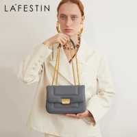 LA FESTIN Original New Fashion Luxury Bag Shoulder Chain Bag Small Square Women Bags Underarm Crossbody Handbag Trendy