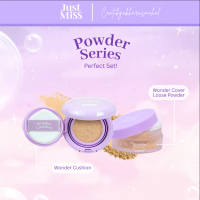 Just Miss Wonder Cover Loose Powder & Wonder Cushion SPF 30 PA+++ - Bundling Set Base Makeup untuk T