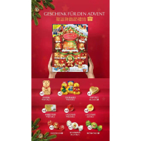 瑞士蓮2025年新款聖誕日曆朱古力禮盒170g[預訂]