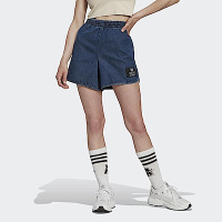 Adidas Denim Shorts HL9071 女 運動短褲 休閒 複古 經典 丹寧 中腰 舒適 國際版 藍