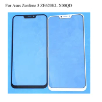 For Asus Zenfone 5 ZE620KL Front Outer touch Screen Glass Lens without flex cable For Asus Zenfone5 ZE620KL ZE 620KL X00QD