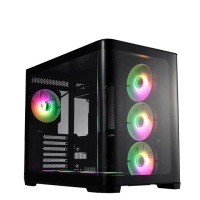 【SAMA 先馬】曲境界 SAK2851{B} ATX 電腦機殼(黑色/支援背插式ATX)