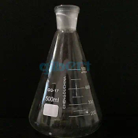 5000ml Quickfit 24/29 Joint Lab Conical Flask Erlenmeyer Boro Glass Graduated