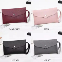 Promo Dompet Uang Koin Wanita Murah Sederhana | Dompet Slim Wanita 2025 Hitam