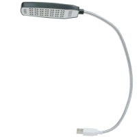 月陽高亮28LED蛇頸USB燈檯燈工作燈閱讀燈手電筒小夜燈(LZY028)
