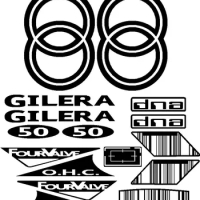 For Gilera DNA50 50DNA 50 DNA Scooter Moped Decals Stickers Graphics