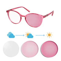 photochromic glasses for women photochromic myopia prescription glasses with lenses 5 colored lenses for myopia minus diopter