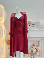 V173 Váy Ngủ Lụa Emmie Dáng Dài Tiểu Thư  Đầm Ngủ QCCC