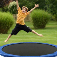Trampoline Safety Pad Mat Trampoline Safety Pad Round Spring Protection Cover Water-Resistant Pad Trampoline Accessories