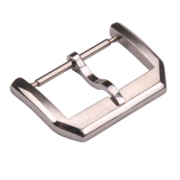 High Quality Polished Brushed Stainless Steel Watchband Clasp Pin Buckle 16mm 18mm 20mm 22mm Suitable for IWC Watch Accessories