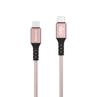 ELEMENTZ N15-018PK 18CM TYPE-C 轉 C 240W 充電線 粉紅色