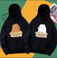 SWEATER HOODIE COUPLE ISI ( 2 PCS ) HOODIE BEARS HOODIE SEPASANNG SWEATER COUPLE
