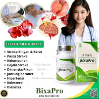 BIXAPRO Herbal Premium Multivitamin Kesehatan Untuk Mengatasi Gejala Stroke Aman Bpom