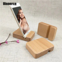 Phone Holder For iPhone 11 X 7 S Natural Wooden Mobile Phone Support For Samsung S9 S10 Note 8 9 Tablet Stand Desk Phone Holder