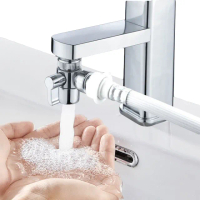 【悅浴良品】水龍頭雙出水轉接器附開關(蓮蓬頭轉接器 分水器 套房蓮蓬頭 水龍頭分接頭 水龍頭淋浴轉接器)