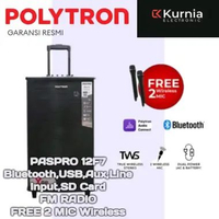 POLYTRON PASPRO 12F7/ PAS 12F7 / PASPRO12F7 SPEAKER BLUETOOTH KARAOKE