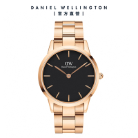 Daniel Wellington DW 手錶 Iconic Link 40mm精鋼錶-特調玫瑰金 DW00100344