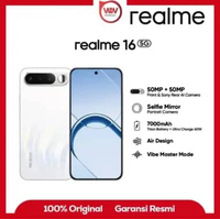 HP Realme 16 5G Ram 8GB Internal 256GB Garansi Resmi Air White