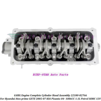 22100-02766 G4HG Engine Complete Cylinder Head Assembly For Hyundai Atos prime GETZ K*IA Picanto 04- 1086CC 1.1L 12V 2210002766